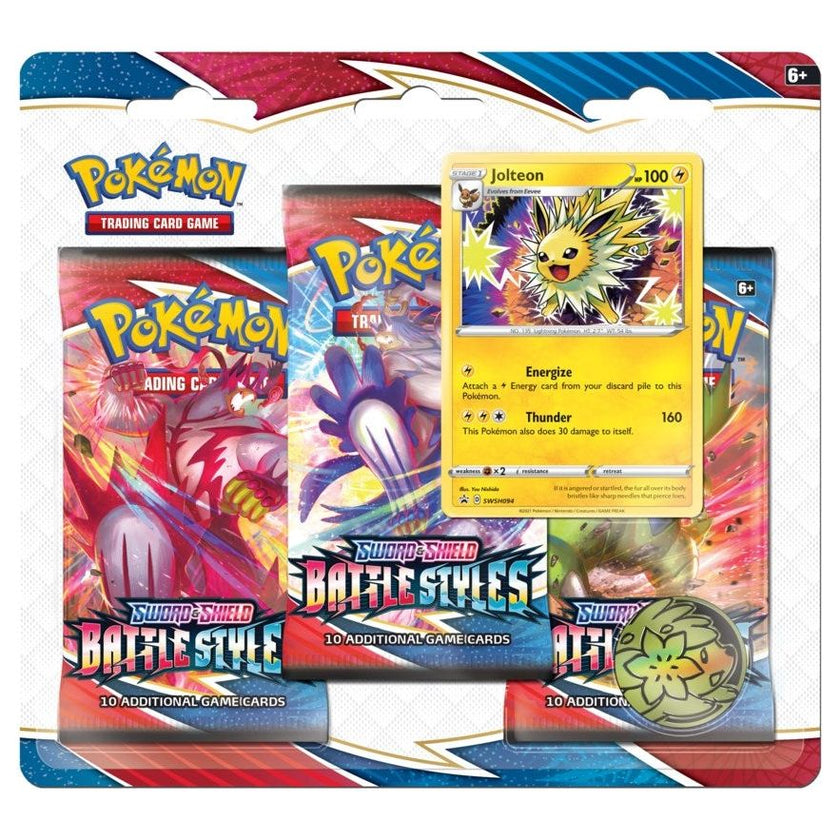 Battle Styles 3 Pack Blister [Jolteon]