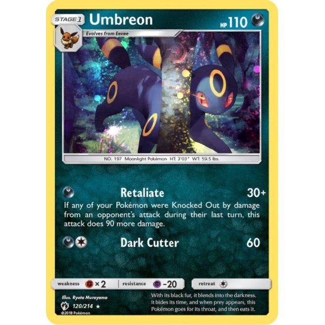 Umbreon - 120/214 (Cosmos Holo) (120/214) (BLE)