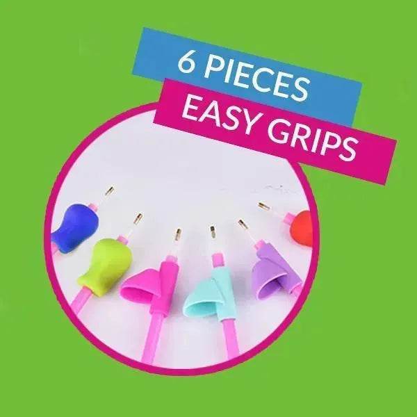 Index Finger Pen Holder Easy Grip 6Pack - DIY 5D pencil holder grip