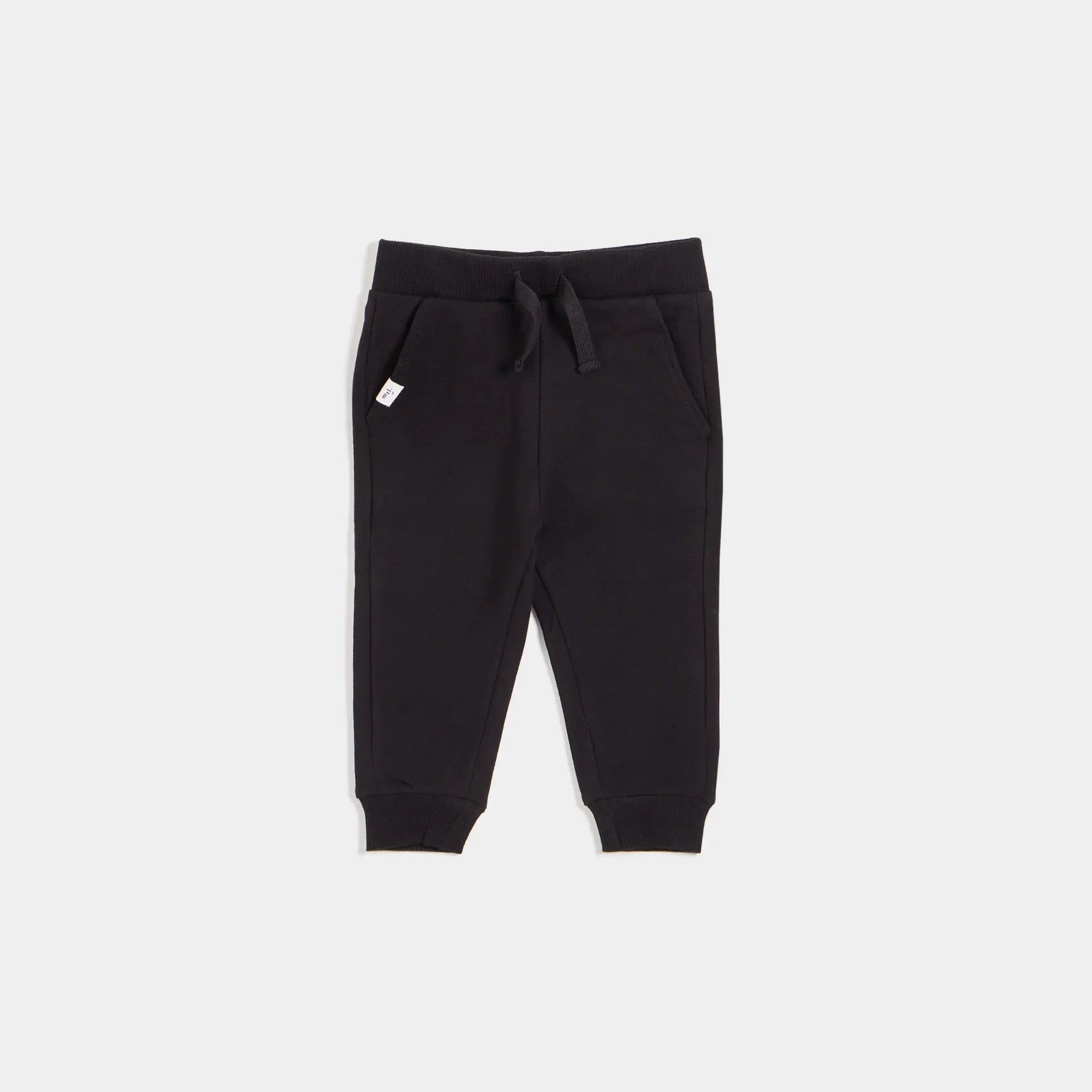 Basics Pure Black Jogger | Miles The Label