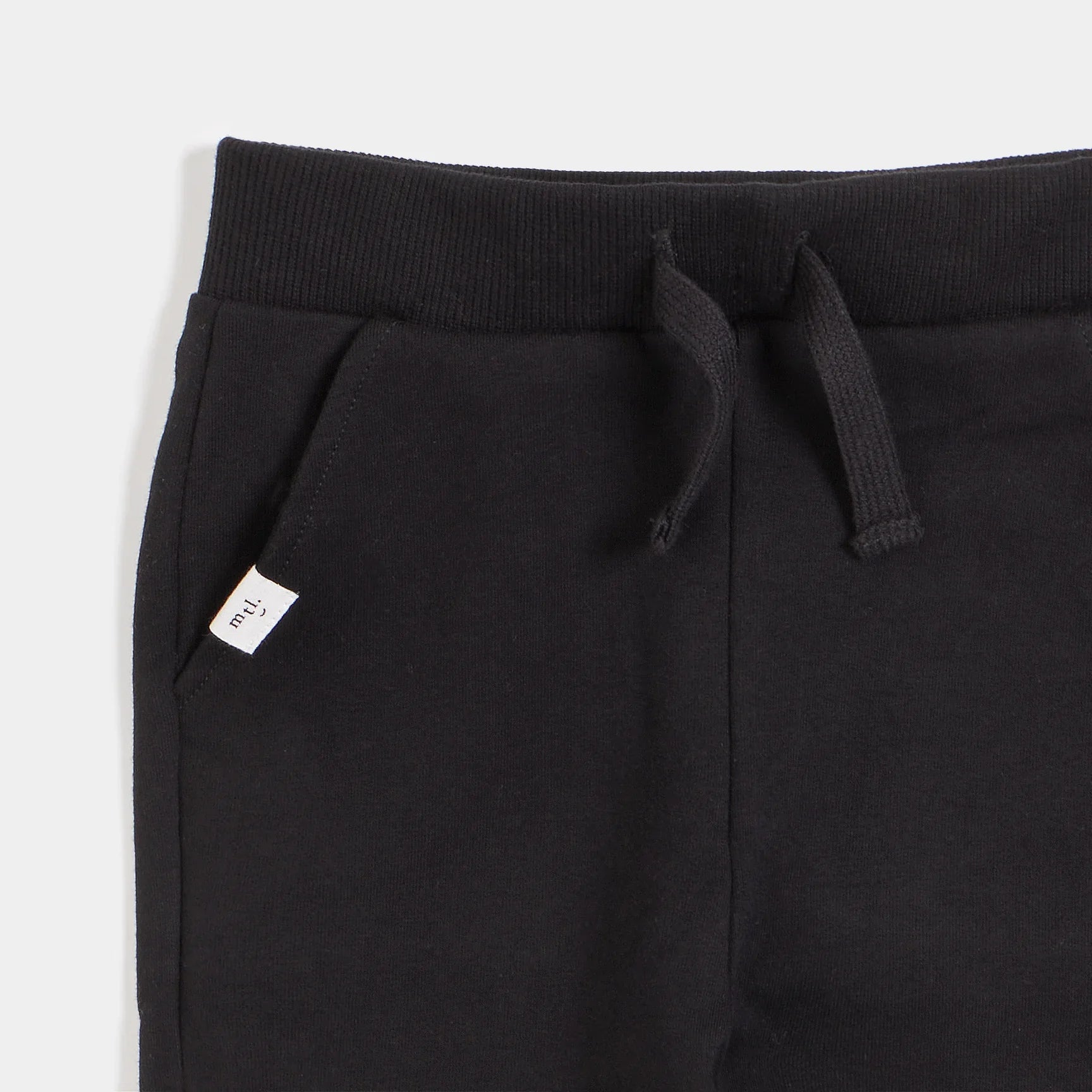 Basics Pure Black Jogger | Miles The Label
