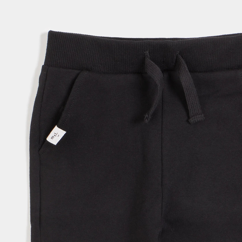 Basics Pure Black Jogger | Miles The Label
