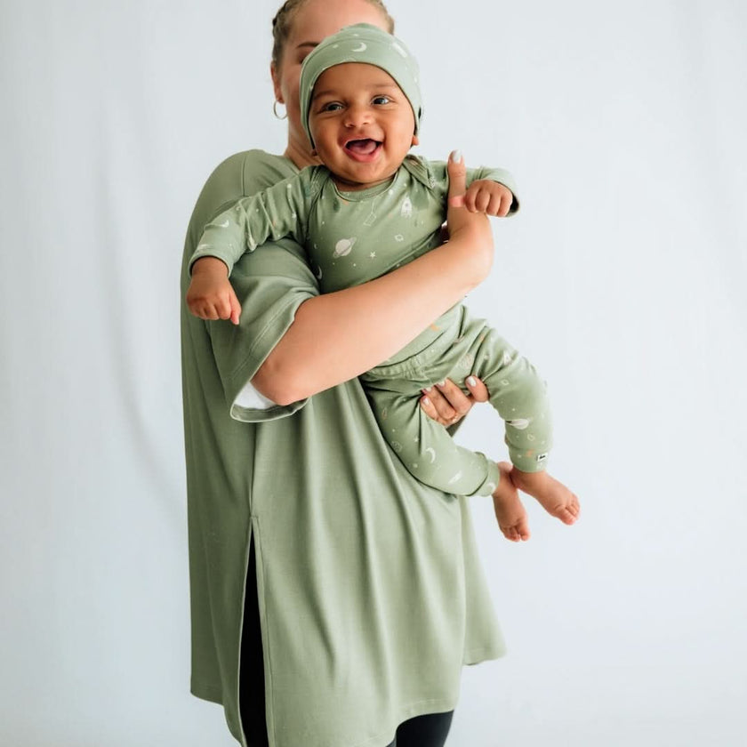 Bamboo Baby Capsule Gift Box | Outer Space & Sage