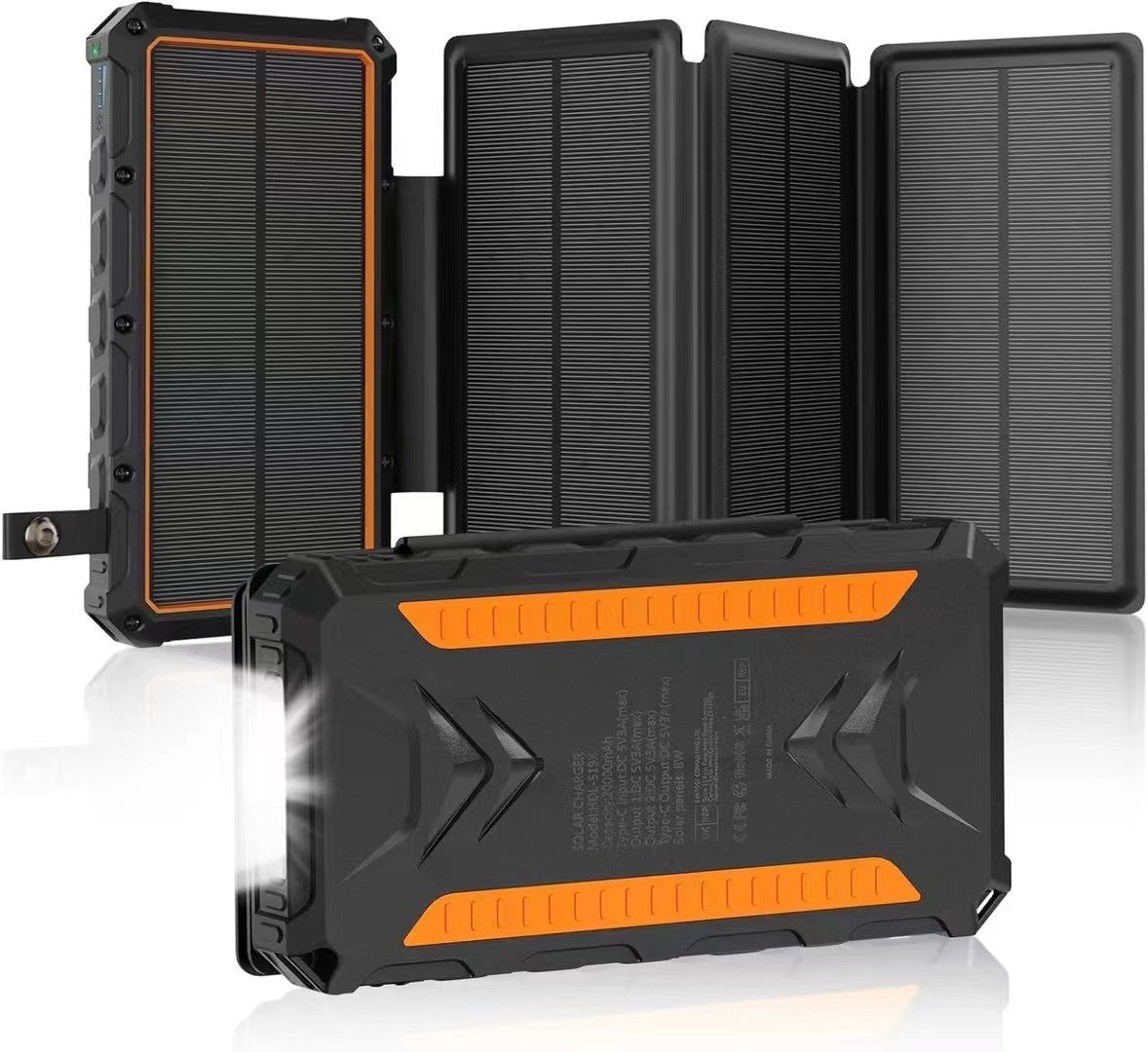 20,000mAh Foldable Solar Power Bank with Wireless Charging – 5 Colours