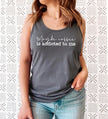 Maybe Coffee Is Addicted to Me Tank Top