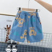 Denim Short Sleeve Shirt Outfit Trendy Handsome Clothes Boys Denim two piece for boys