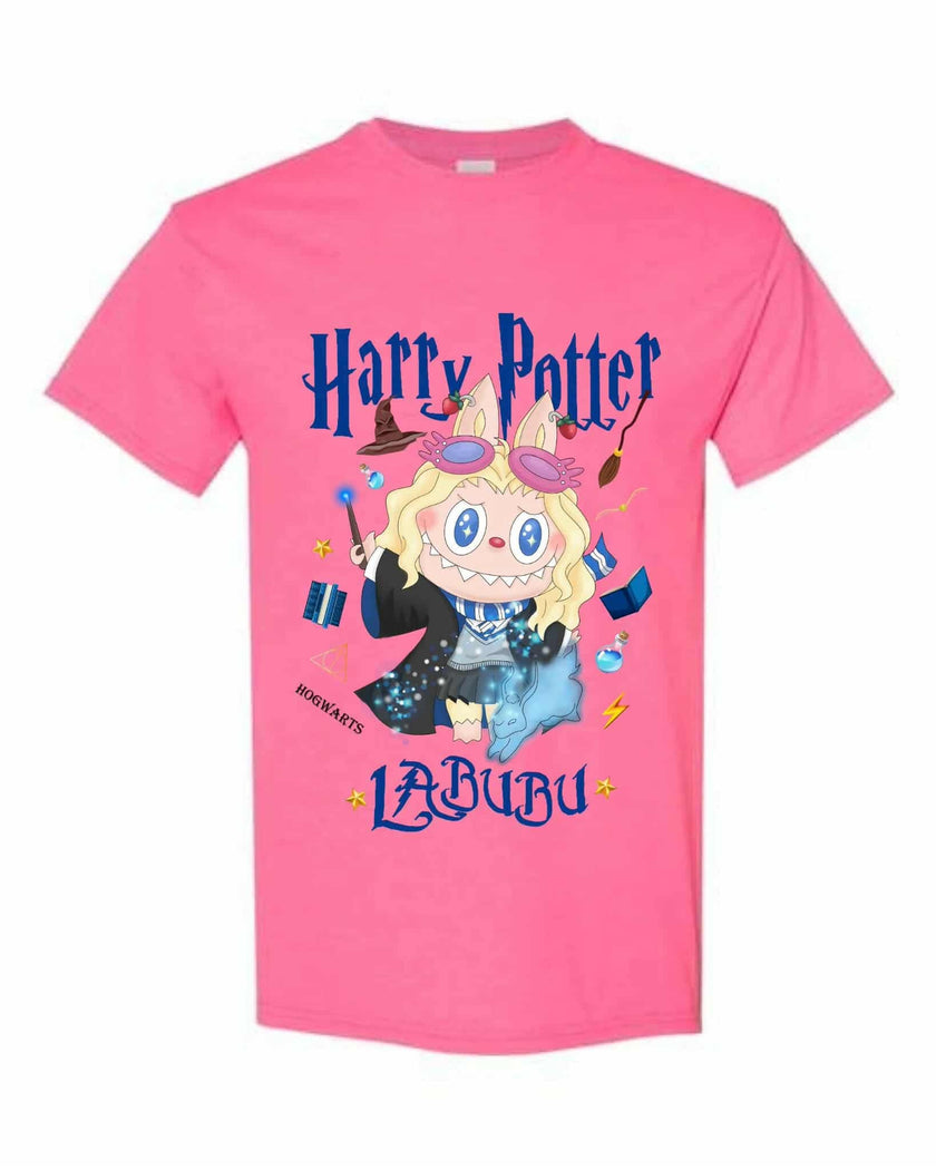 [kid size] Harry Potter Labubu T-Shirt – Cute Wizard Graphic Tee, 100% Cotton