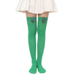 Christmas Plush Doll Knee Socks Bow Stockings