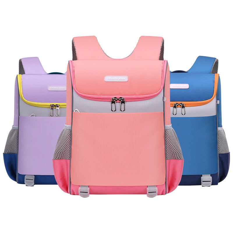 Kids Nylon School Backpack – Breathable Lightweight Primary School Bag (Small & Large)