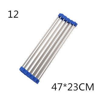 Folding Kitchen Drain Sink Rack Stainless Steel sink caddies