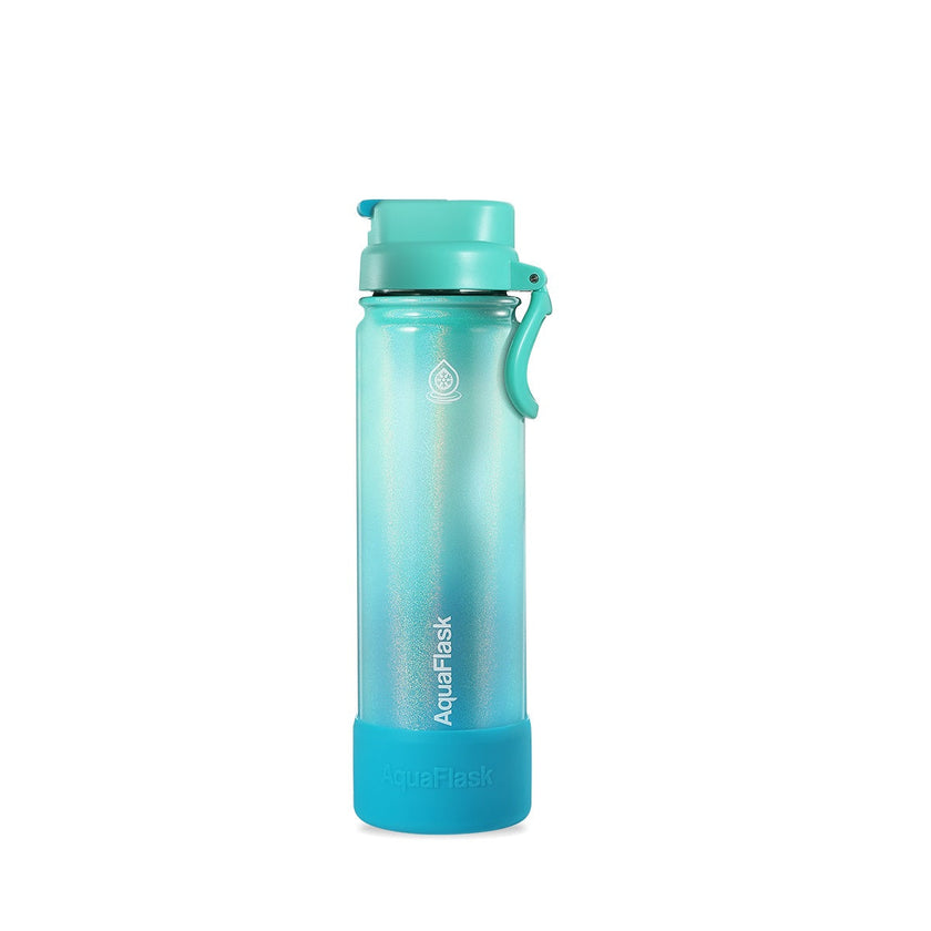 AquaFlask Candy Floss 22oz Insulated Stainless Steel Water Bottle – Hot & Cold, Leak Proof, Reusable Tumbler