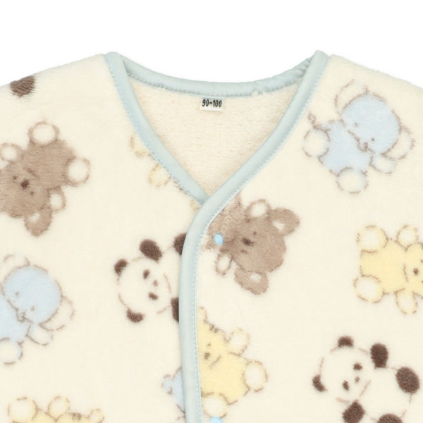 西松屋 ELFINDOLL マイクロフリース裏ボアロングポンチョ（アニマル） 正規品