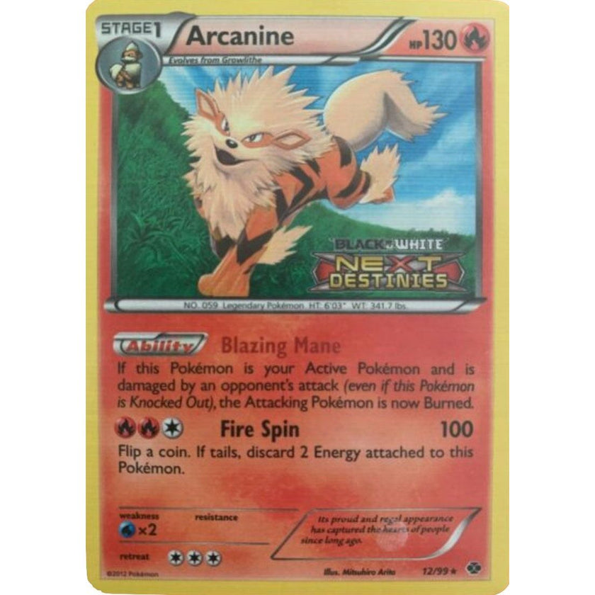Arcanine - 12/99 (Prerelease) (12/99) (PR)