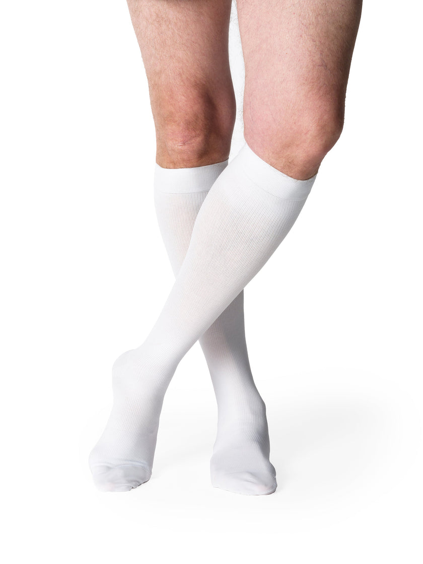 Sigvaris 230 Essential Cotton Compression Socks 20-30 mmHg Calf High for Men Closed Toe