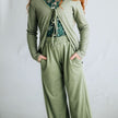 Youth Bamboo Wide Leg Pants | Dusty Lilac