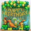 113 Pieces Dinosaur Party Balloon Decoration Set – Birthday Supplies Kit