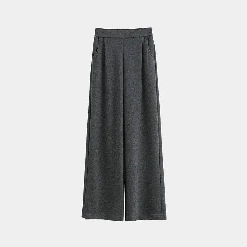 Casual Style High Waist Wide Leg Straight New Casual Pants trouser For Women