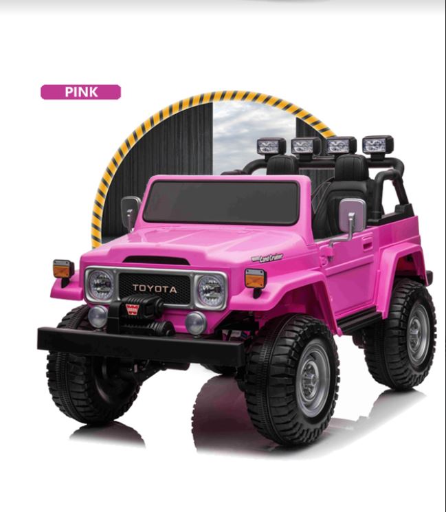 2026 24V Toyota FJ-40 4X4 2 Seater Kids Ride On Car with Remote Control DELUXE