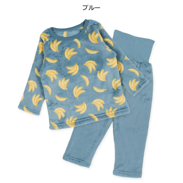 西松屋 ELFINDOLL マイクロフリース腹巻付き長袖パジャマ（バナナ） 正規品
