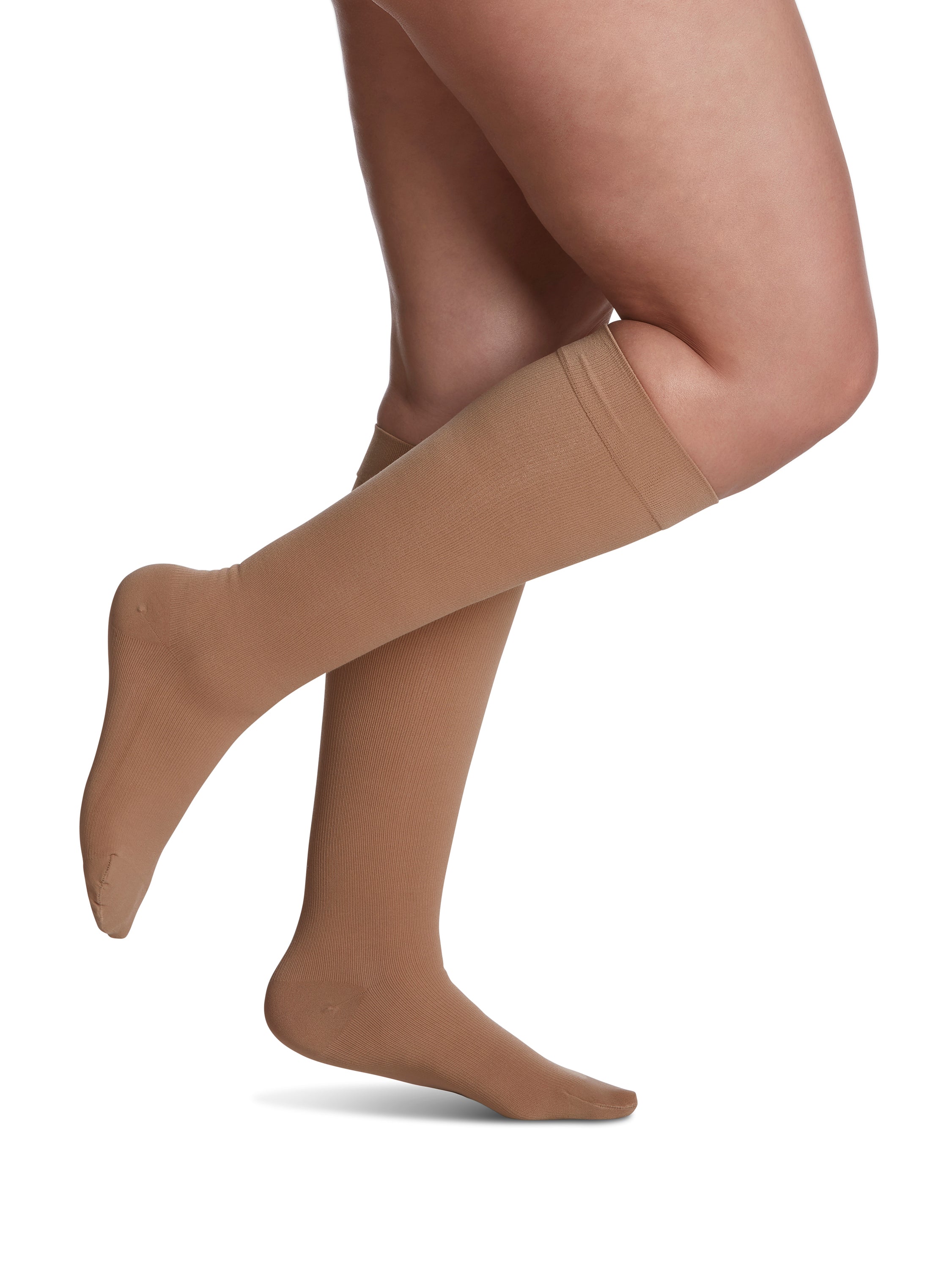 Sigvaris 230 Essential Cotton Compression Socks 20-30 mmHg Calf High for Women Closed Toe