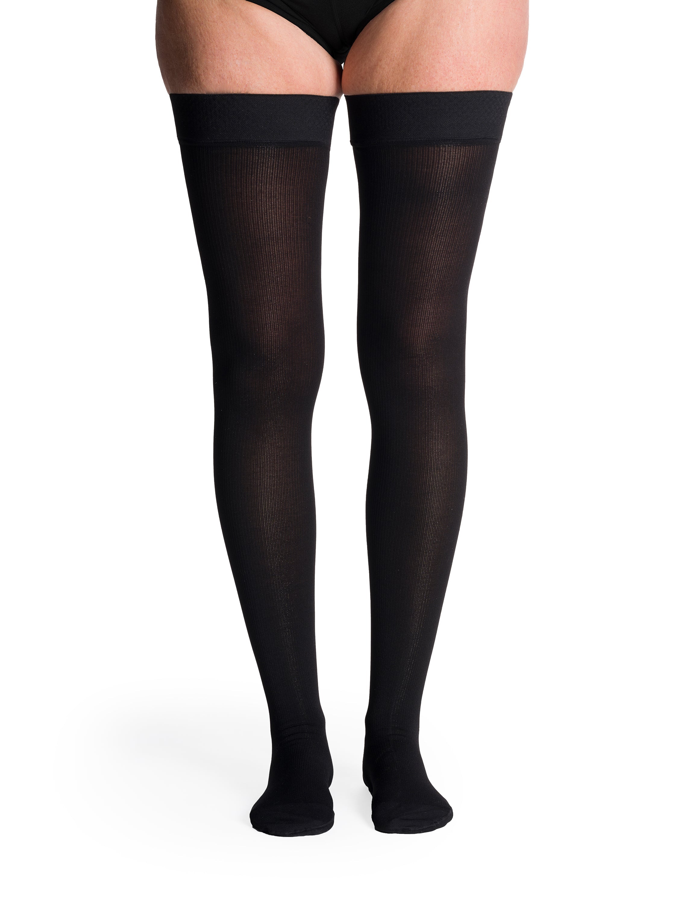 Sigvaris Women's Essential Cotton Thigh-High 20-30mmHg Women's Closed Toe