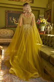 princess long sleeve dress