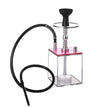 Arabic hookah with light full set of acrylic LED square pot