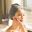 Women's Microfiber Hair Dryer Cap Absorbent Hair Towel.