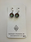 Green+Purple Mountains Dangle Earrings - Sick Chick (Revelstoke, BC)