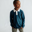 Youth Bamboo Rugby Style Shirt | Graphite