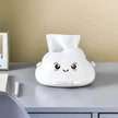 Creative Cartoon Clouds Plastic Paper Napping Box Cute Desktop Bathroom Tissue Box