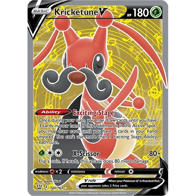 Kricketune V (Full Art) (142/163) (SWSH05)