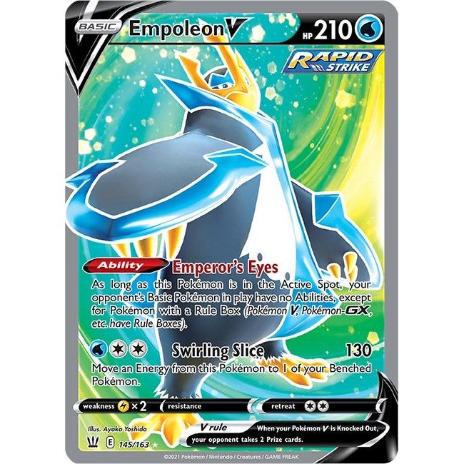Empoleon V (Full Art) (145/163) (SWSH05)