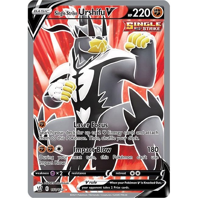 Single Strike Urshifu V (Full Art) (150/163) (SWSH05)