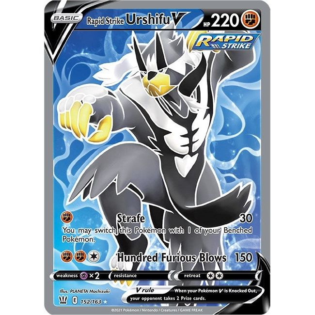 Rapid Strike Urshifu V (Full Art) (152/163) (SWSH05)