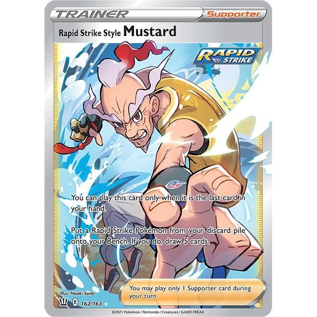 Rapid Strike Style Mustard (Full Art) (162/163) (SWSH05)