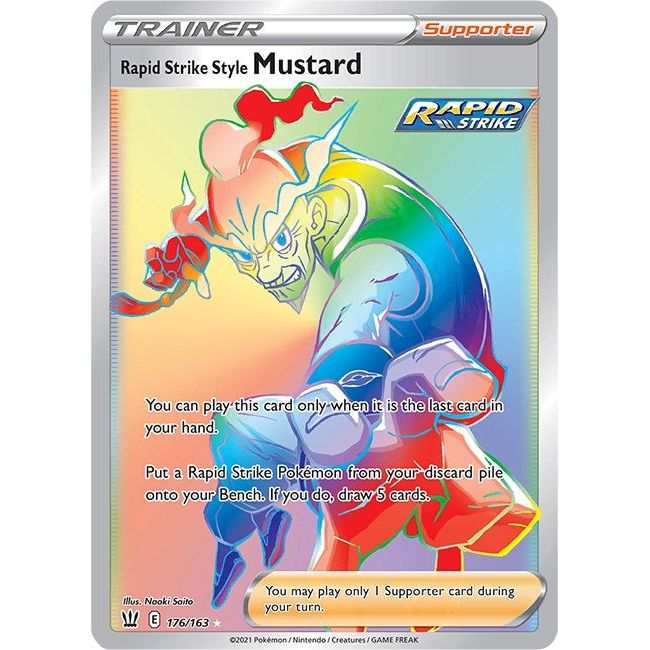 Rapid Strike Style Mustard (Secret) (176/163) (SWSH05)