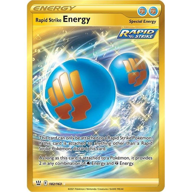 Rapid Strike Energy (Secret) (182/163) (SWSH05)