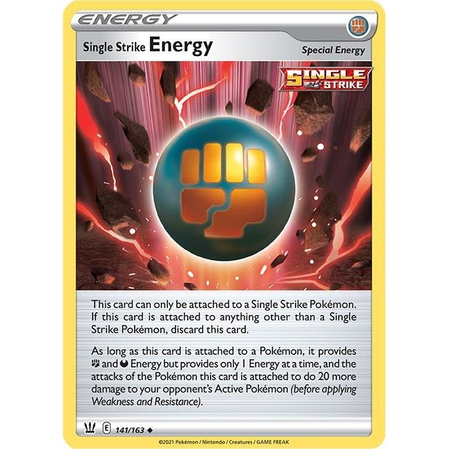 Single Strike Energy (141/163) (SWSH05)