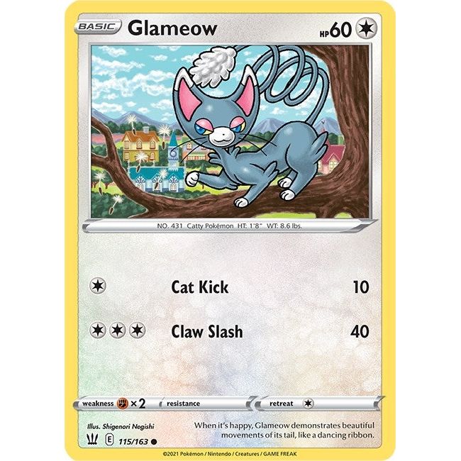 Glameow (115/163) (SWSH05)
