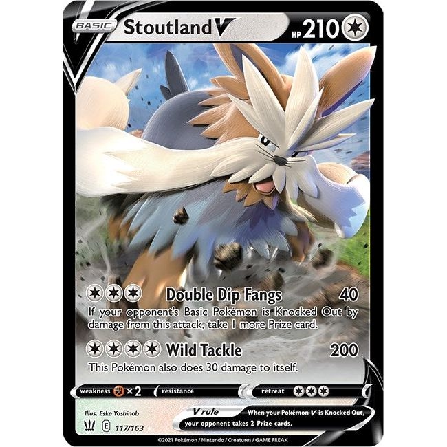Stoutland V (117/163) (SWSH05)