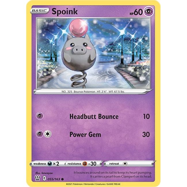 Spoink (055/163) (SWSH05)