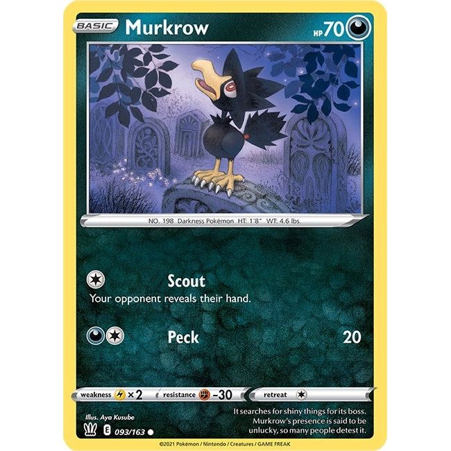 Murkrow (093/163) (SWSH05)