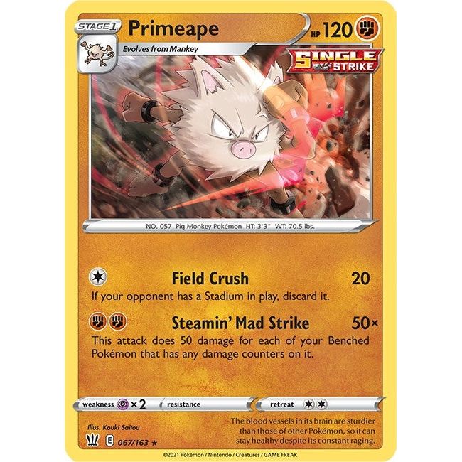 Primeape (067/163) (SWSH05)