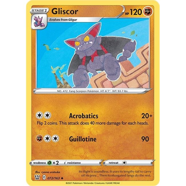 Gliscor (072/163) (SWSH05)