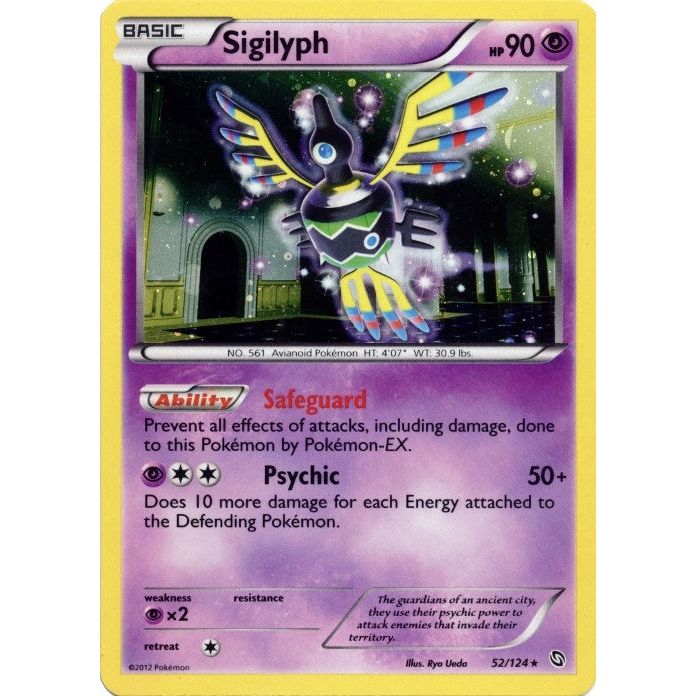 Sigilyph - 52/124 (Cosmos Holo) (052/124) (BLE)