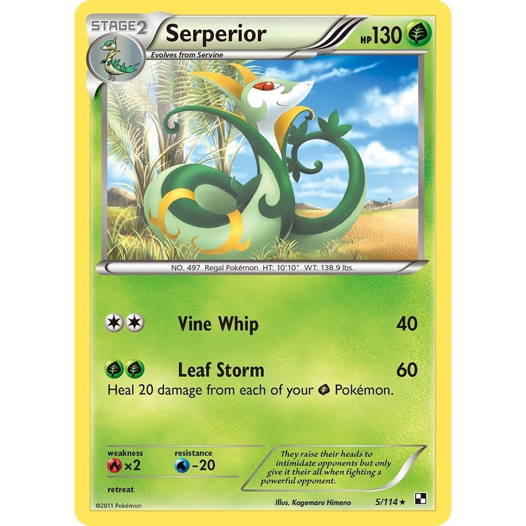 Serperior - 5/114 (Green Tornado Theme Deck Exclusive) (005/114) (PR)