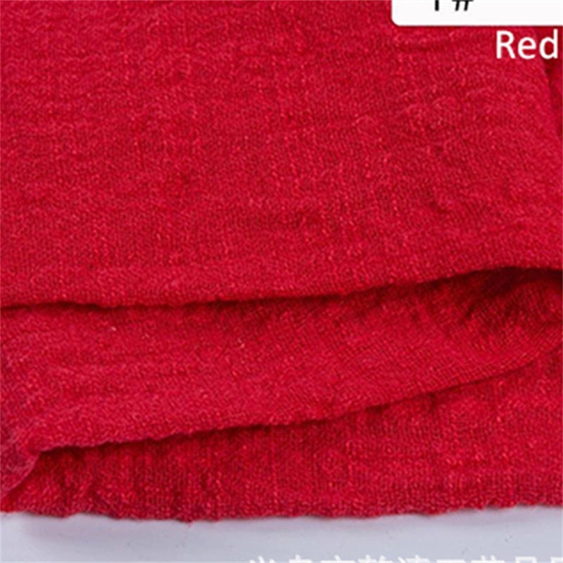Cotton Raw Edge Placemats for Dining Table – 34 Colors, 42x42cm