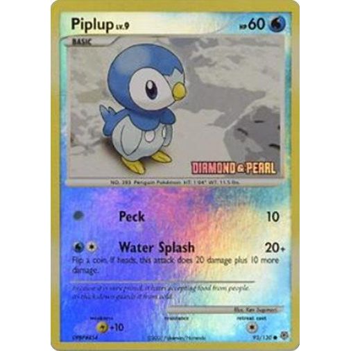 Piplup - 93/130 [Diamond and Pearl] (093/100) (BKP)