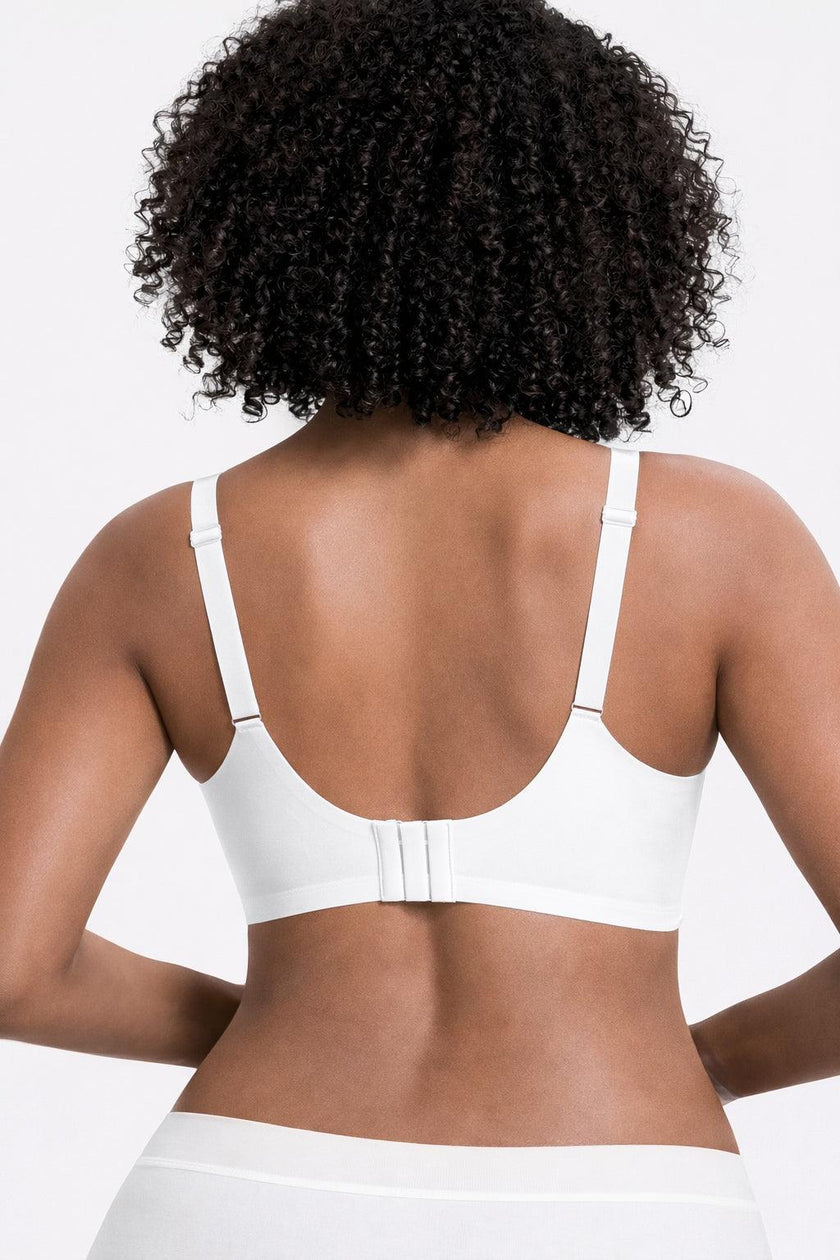 Women's Deep V Wireless Seamless Push-Up Bralette for Everyday and T-Shirt Wear
